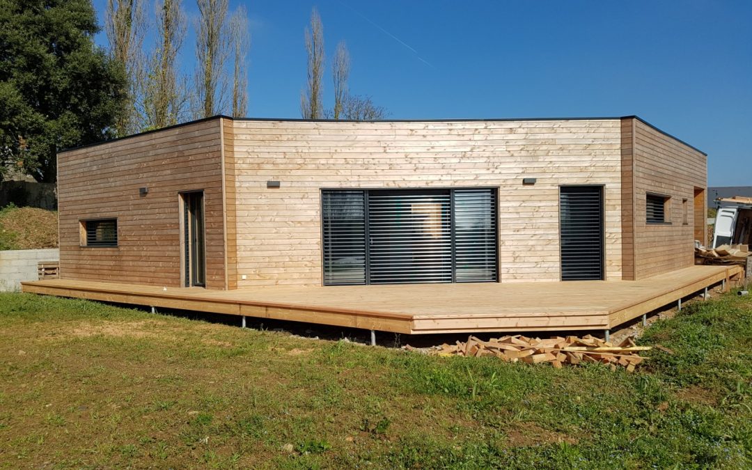 Maison passive en ossature bois a Loperhet