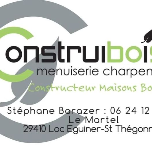 CONSTRUIBOIS RECRUTE
 2 menuisiers/charpentiers au…