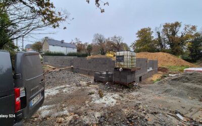 Construction qui touche a sa fin pour ce beau projet…